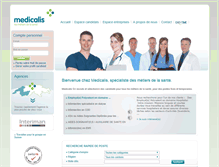 Tablet Screenshot of medicalis.ch